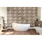 Ekena Millwork Chevron Boat Wood Mosaic Wall Tile, Natural Finish, 11 7/8"W x 11 7/8"H x 3/8"P WPW12X12CVMENA - alternate 2